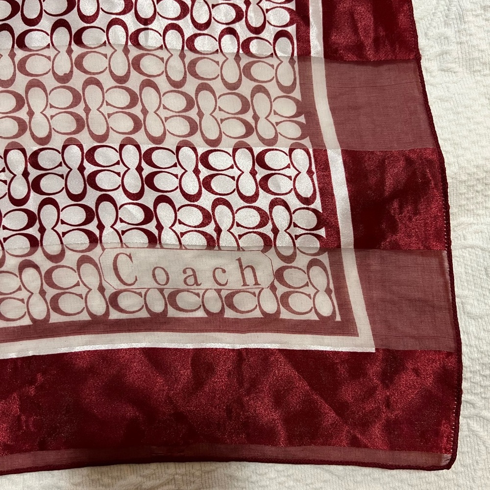 Coach Monogram Large Scarf - Picture 11 of 14